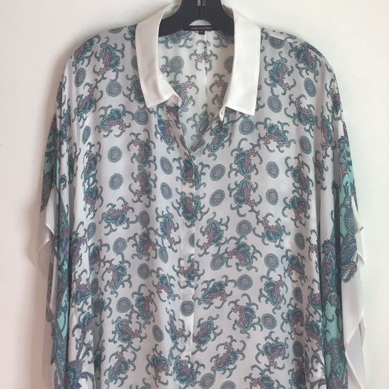 Kobi Halperin Kaftan Size M/L Silk/Viscose Blouse. Like New.